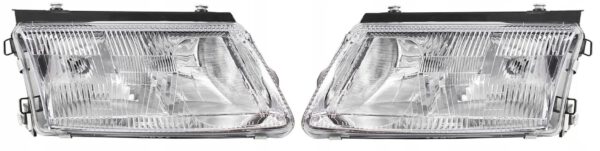 28ec1197f9e9d513af3af517ec374d41.jpg VW PASSAT B5 KOMPLET REFLEKTORÓW LAMPY PRZEDNIE