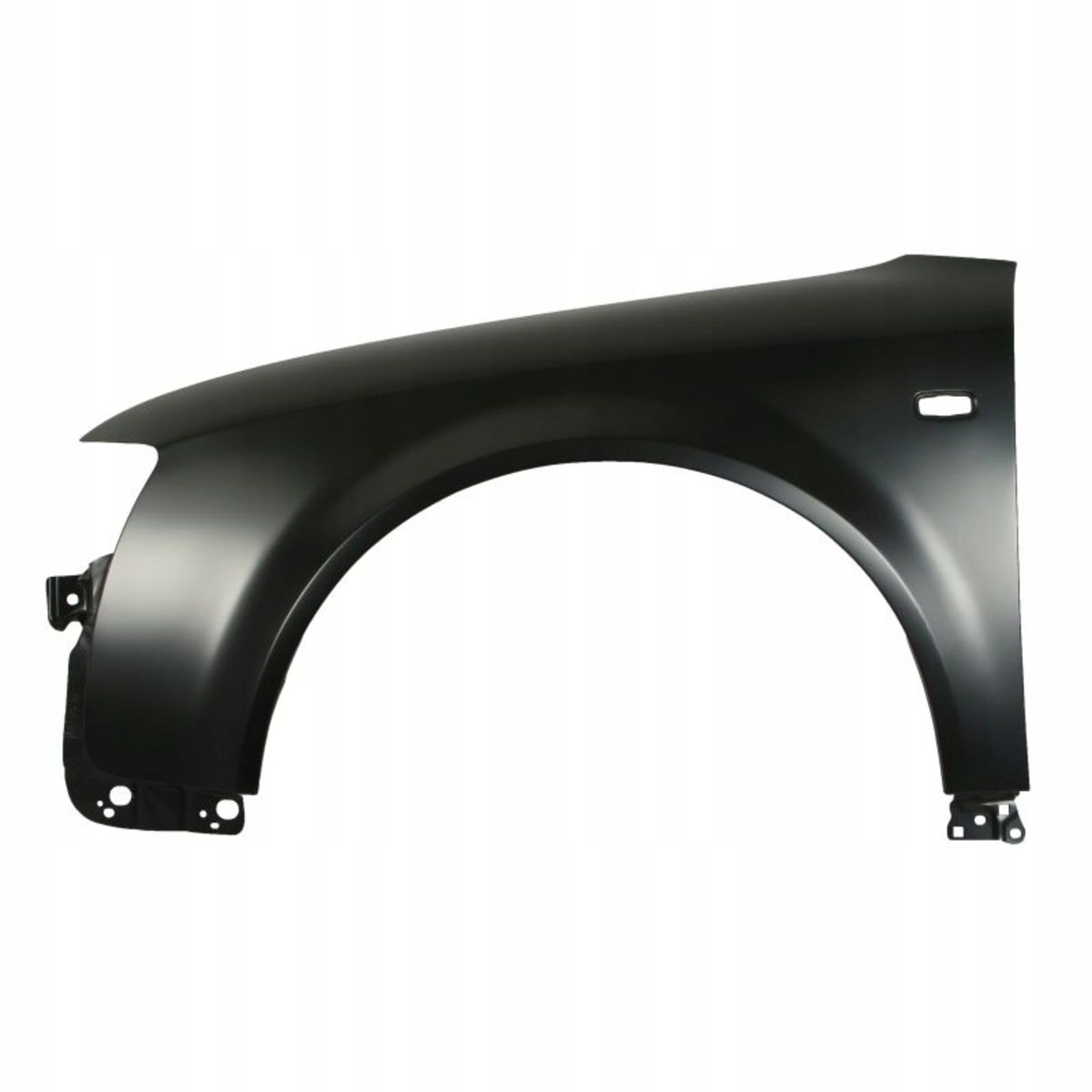 Błotnik przedni Audi A4 B6 2000 - 2004 Ocynk Czarny LEWY