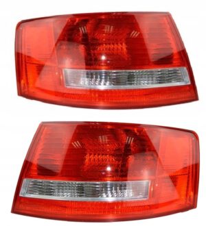 AUDI A6 C6 SEDAN KOMPLET LAMPY TYLNE TYŁ NOWE PRAWA + LEWA 2SZT