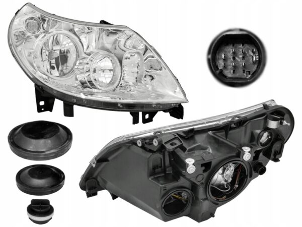 FIAT DUCATO PEUGEOT BOXER CITROEN JUMPER 8PIN REFLEKTOR LAMPA PRZÓD PRAWA