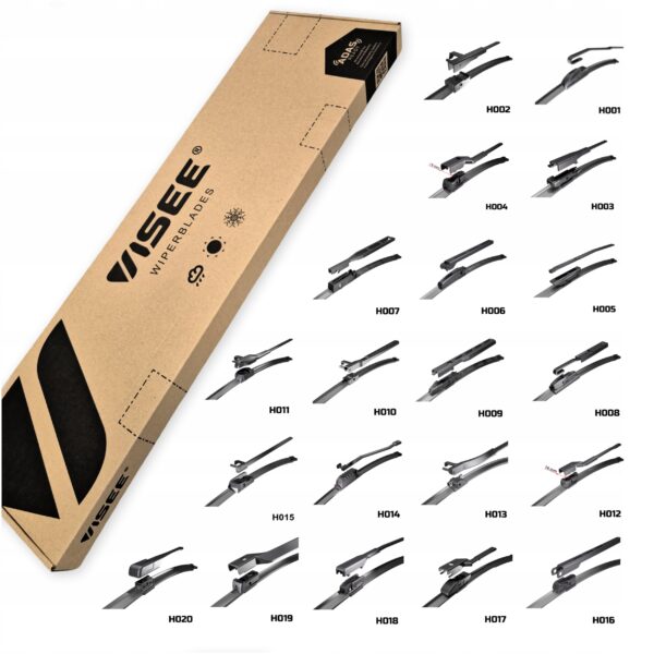 2e7cbd27ed8aaa81f3cb009894306cdd.jpg Wycieraczki samochodowe Visee przód + tył do RENAULT Clio (IV) 11.12-