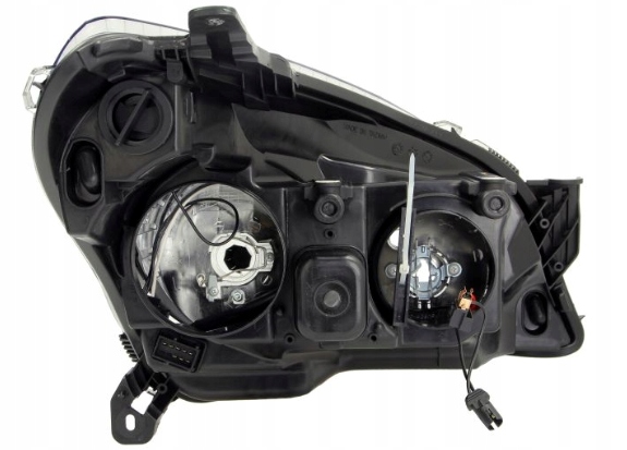 KOMPLET REFLEKTORÓW LAMP PRZÓD OPEL ASTRA H 2003-2012 CZARNE LEWA+PRAWA TYC