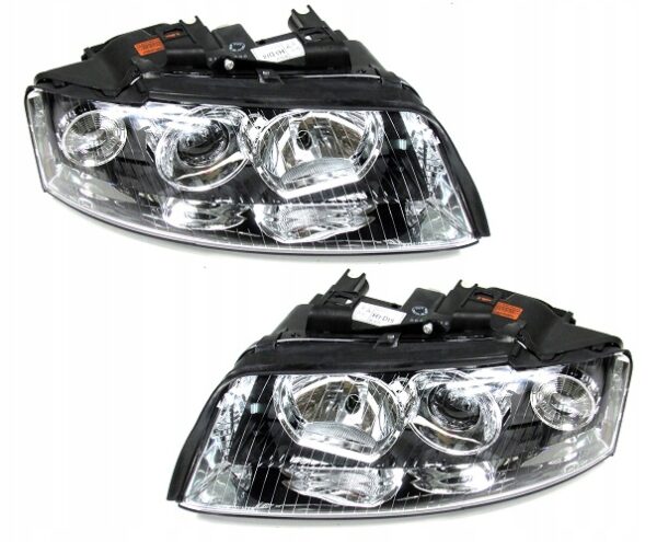 b6c73c800550f586ec181e517532e2b5.jpg KOMPLET REFLEKTORÓW LAMP PRZEDNICH AUDI A4 B6 2002-2004 KSENON D1S + H7 LEWA + PRAWA