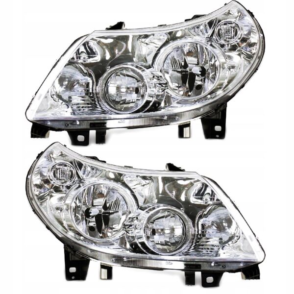 DUCATO BOXER JUMPER 2011-2014 2SZT REFLEKTORÓW PRZÓD LAMPY 7 PIN PRAWA+LEWA