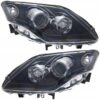 Reflektor Lampa Renault Laguna III 3 2007-2010 H7+H7 Prawa + Lewa Czarna