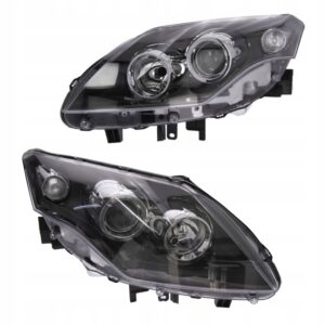 Reflektor Lampa Renault Laguna III 3 2007-2010 H7+H7 Prawa + Lewa Czarna