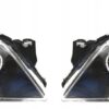 KOMPLET REFLEKTORÓW LAMP PRZÓD OPEL ASTRA H 2003-2012 CZARNE LEWA+PRAWA TYC