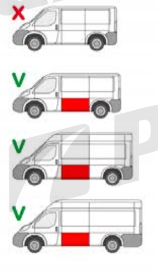 JUMPER DUCATO BOXER 2006-2020 PRÓG POSZYCIE BOKU 1400MM LEWY