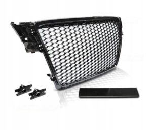 ATRAPA GRILL AUDI A4 B8 2008-2011 RS STYLE CZARNY PLASTER MIODU