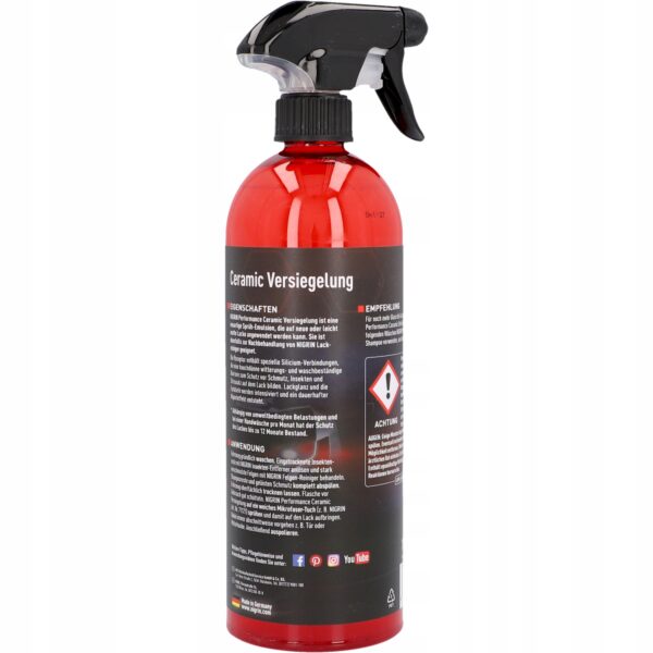 41ebc9968bfec8b2a9e6d3bce4741ca6.jpg Powłoka ceramiczna lakieru antystatyczna hydrofobowa Germany Nigrin 750 ml