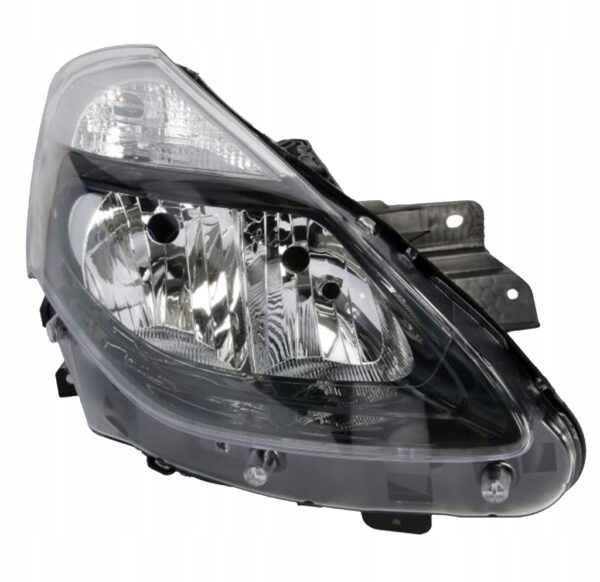 1c9de707fc9519b3d5528036db2d338b.jpg Lampa przód reflektor prawa Renault Clio III 2009-2013 H7+H7 czarna ramka