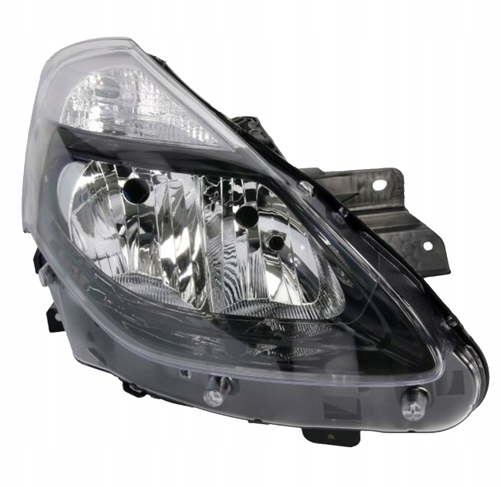 Lampa przód reflektor prawa Renault Clio III 2009-2013 H7+H7 czarna ramka