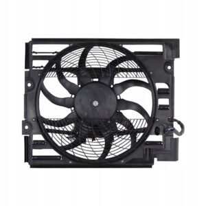 BMW 5 E39 WENTYLATOR KLIMATYZACJI Z OBUDOWĄ 4 PIN 400MM 270W 64548370780